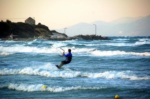 'Rory Kitesurfing 11Nov2006' - Κεφαλονιά